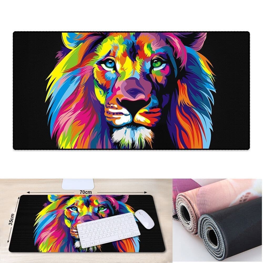 Mouse Pad Gamer Extra Grande Exbom Rei Leão 700x350x3mm - Imagem 2