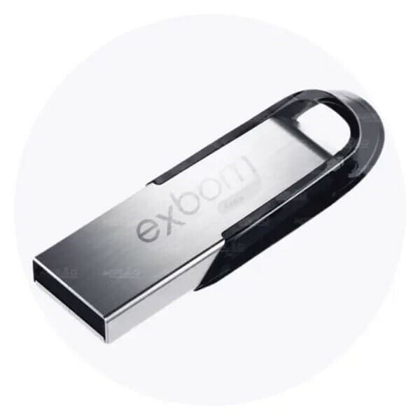Pendrive Exbom 64GB USB Material Metal STGD-PD64G - Imagem 2