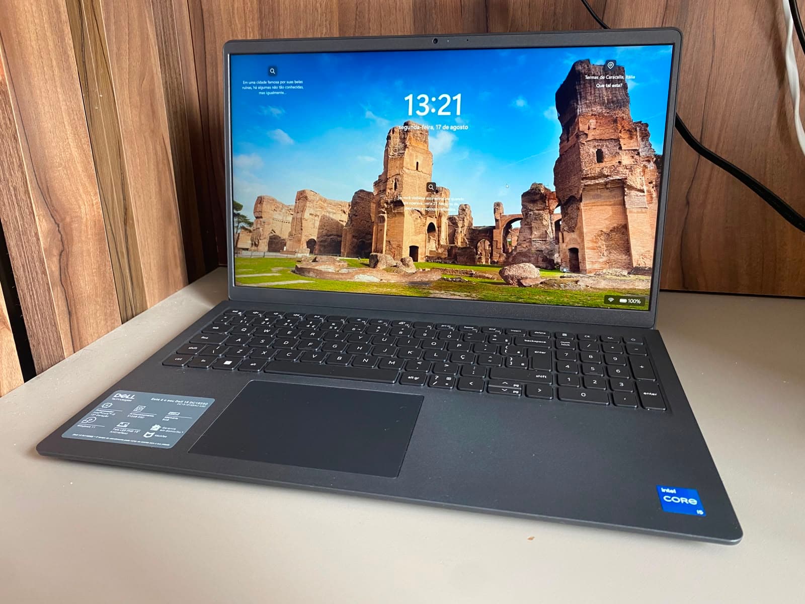 Notebook Dell 15 DC15-I51334U-A50 - Intel i5-1334U 13ª Ger - 8GB DDR5 - SSD 512GB - Tela FHD 120Hz - Win 11 - Novo - Imagem 1