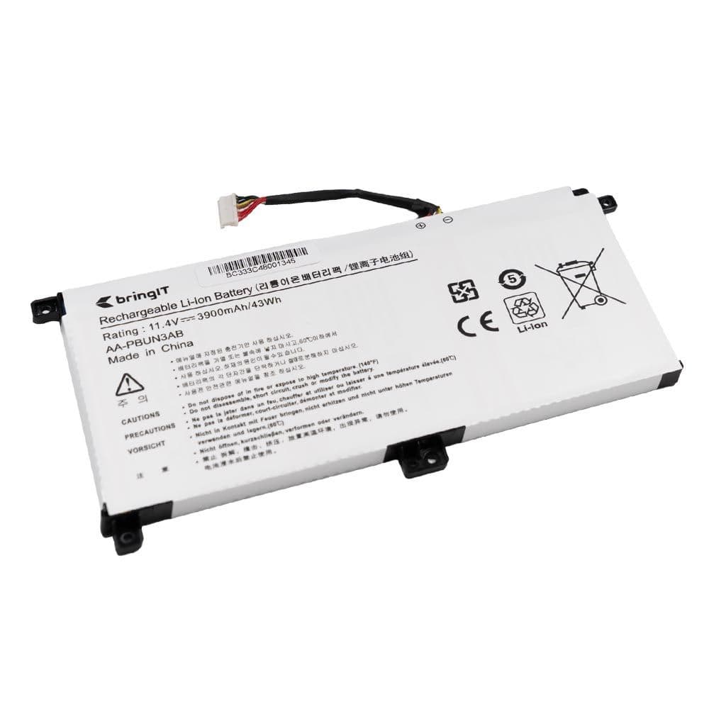 Bateria para Notebook Samsung AA-PBUN3AB 11,4V 3900mAh - Imagem 1