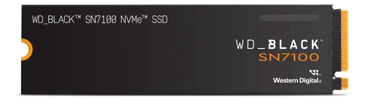 SSD 500GB WD_Black SN7100 M.2 2280 PCIe Gen4 NVMe - Leitura 6800MB/s - Gamer - Novo - Imagem 1
