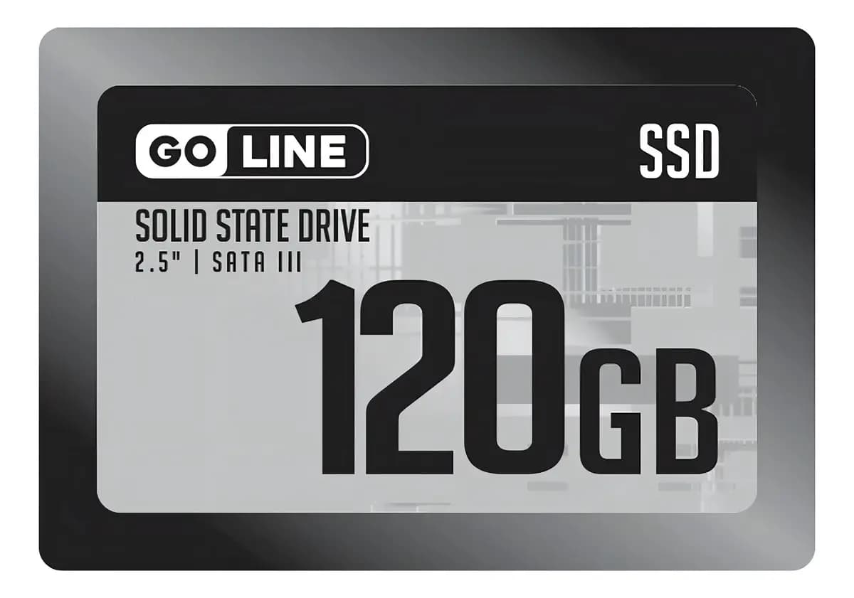 SSD 120GB GoLine GL0120G SATA III 2.5" - HD Estado Sólido - Novo - Imagem 1