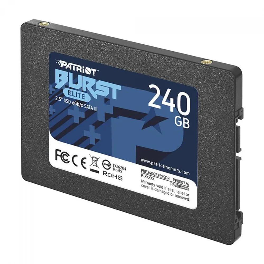 SSD 120GB Patriot Burst Elite SATA III 2.5" - HD Estado Sólido - Novo - Imagem 1